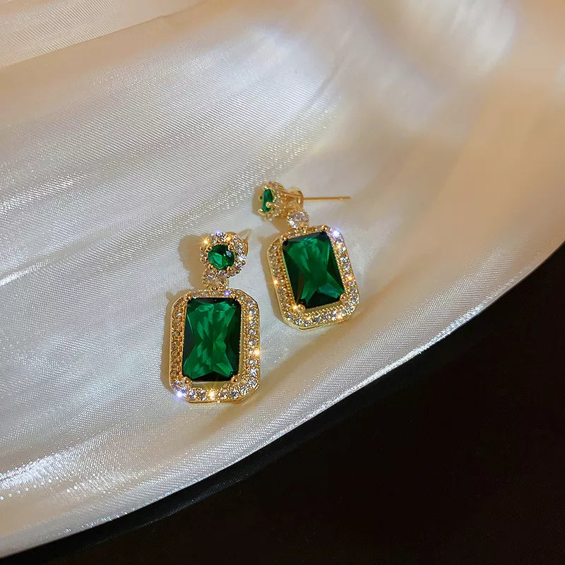 ✨Green zircona - naušnice ✨